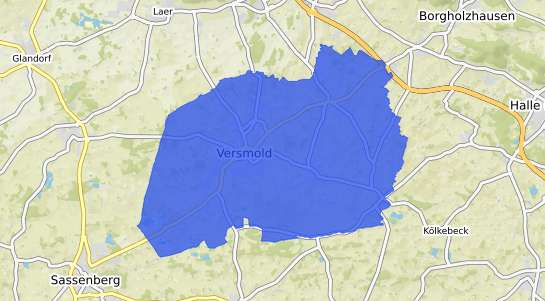 Bodenrichtwertkarte Versmold Versmold