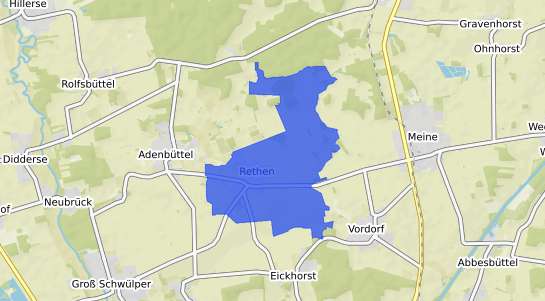 Bodenrichtwertkarte Vordorf Rethen