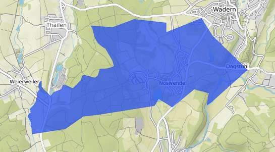 Bodenrichtwertkarte Wadern Noswendel