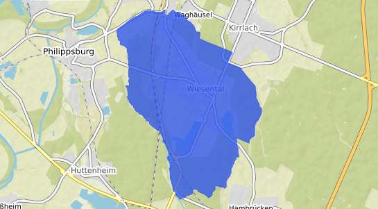 Bodenrichtwertkarte Wagh&auml;usel Wiesental