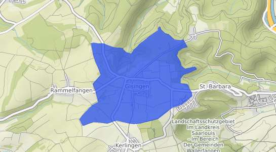 Bodenrichtwertkarte Wallerfangen Gisingen