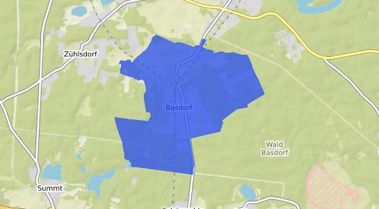 Bodenrichtwertkarte Wandlitz Basdorf