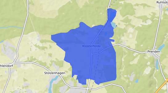 Bodenrichtwertkarte Wandlitz Klosterfelde