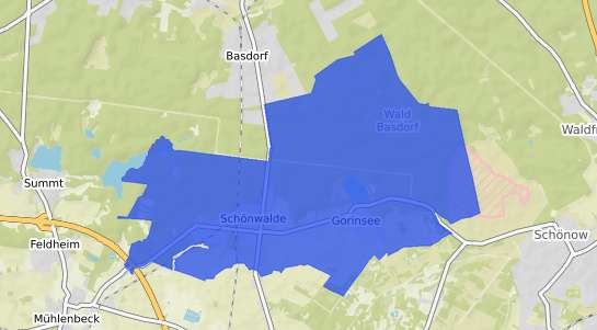 Bodenrichtwertkarte Wandlitz Sch&ouml;nwalde