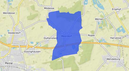 Bodenrichtwertkarte Wendeburg Meerdorf