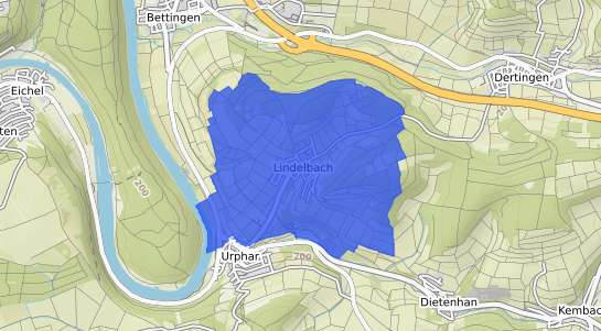 Bodenrichtwertkarte Wertheim Lindelbach