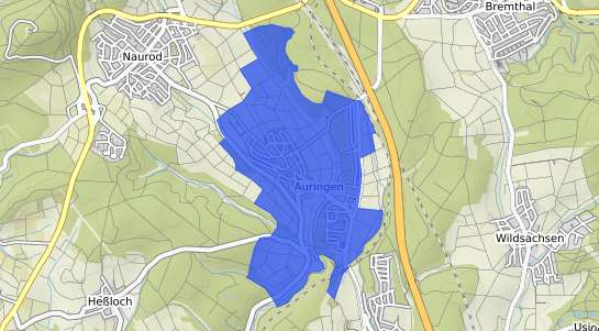 Bodenrichtwertkarte Wiesbaden Auringen