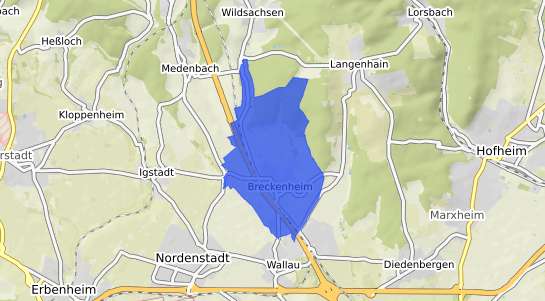 Bodenrichtwertkarte Wiesbaden Breckenheim