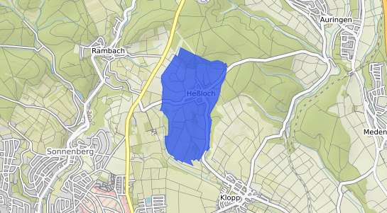 Bodenrichtwertkarte Wiesbaden Hessloch