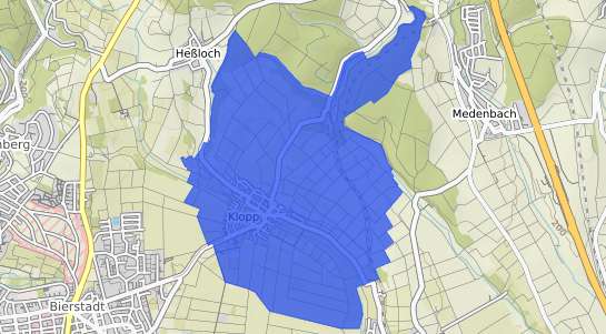 Bodenrichtwertkarte Wiesbaden Kloppenheim