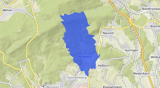 Bodenrichtwertkarte Wiesbaden Rambach