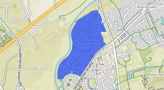 Bodenrichtwertkarte Wilhelmshaven Maadebogen