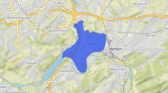 Bodenrichtwertkarte Witten Heven