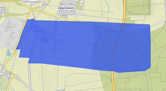 Bodenrichtwertkarte Wolfenb&uuml;ttel Leinde