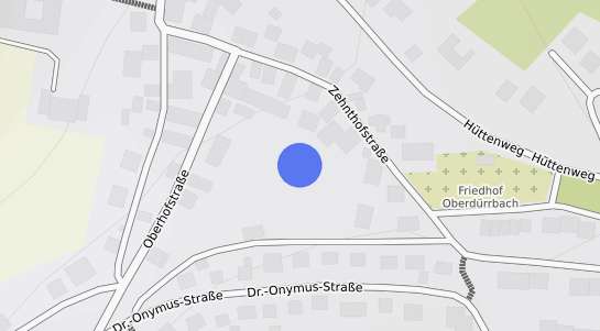 Bodenrichtwertkarte W&uuml;rzburg Oberd&uuml;rrbach