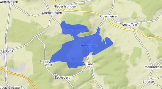 Bodenrichtwertkarte Zierenberg Hohenborn