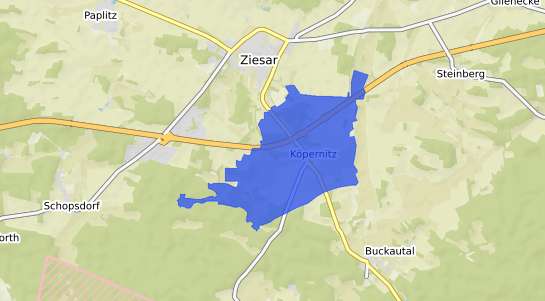 Bodenrichtwertkarte Ziesar K&ouml;pernitz