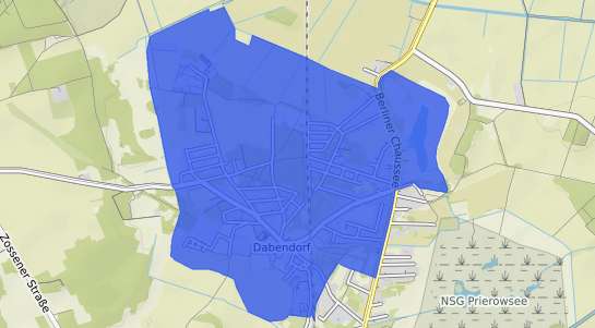 Bodenrichtwertkarte Zossen Dabendorf