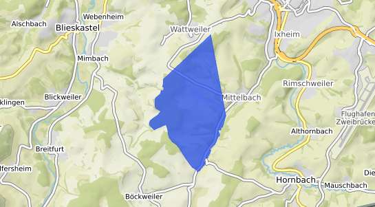 Bodenrichtwertkarte Zweibr&uuml;cken Hengstbach