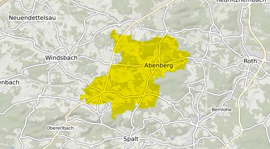 Immobilienpreisekarte Abenberg Mittelfranken