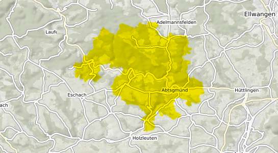 Immobilienpreisekarte Abtsgm&uuml;nd