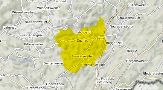 Immobilienpreisekarte Achberg b. Lindau, Bodensee