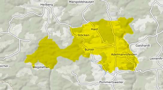 Immobilienpreisekarte Adelmannsfelden