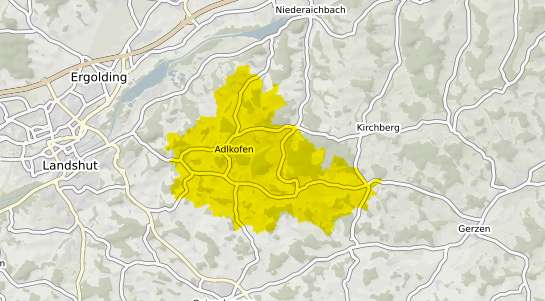 Immobilienpreisekarte Adlkofen b. Landshut, Isar