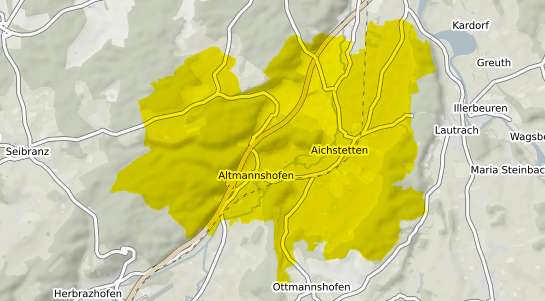 Immobilienpreisekarte Aichstetten b. Leutkirch im Allgaeu