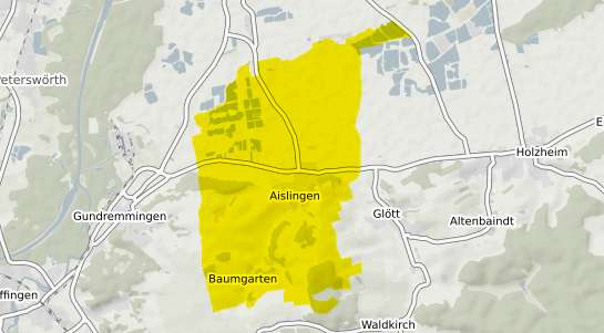 Immobilienpreisekarte Aislingen Schwaben