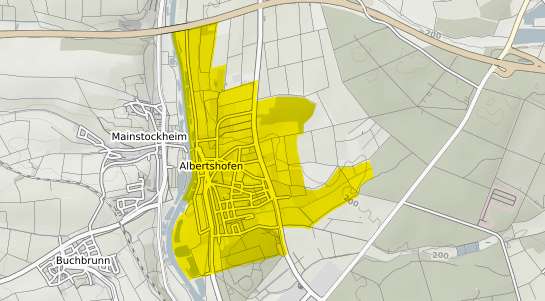 Immobilienpreisekarte Albertshofen Kr. Kitzingen