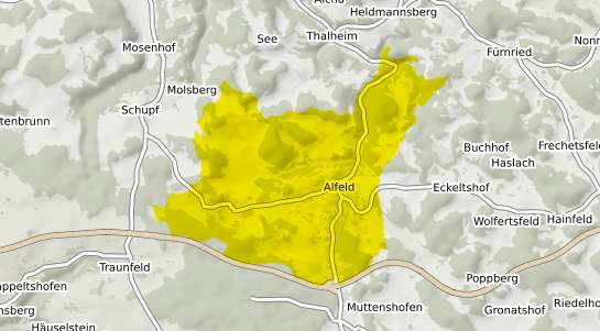 Immobilienpreisekarte Alfeld Mittelfranken