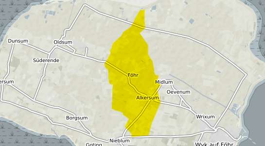 Immobilienpreisekarte Alkersum