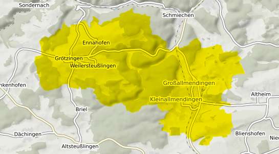 Immobilienpreisekarte Allmendingen (W&uuml;rttemberg) Wuerttemberg