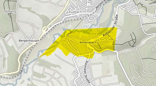 Immobilienpreisekarte Almersbach