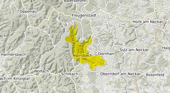 Immobilienpreisekarte Alpirsbach
