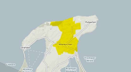 Immobilienpreisekarte Altenkirchen Ruegen