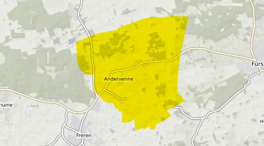 Immobilienpreisekarte Andervenne