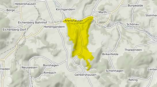 Immobilienpreisekarte Arenshausen