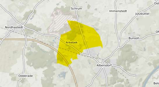 Immobilienpreisekarte Arkebek