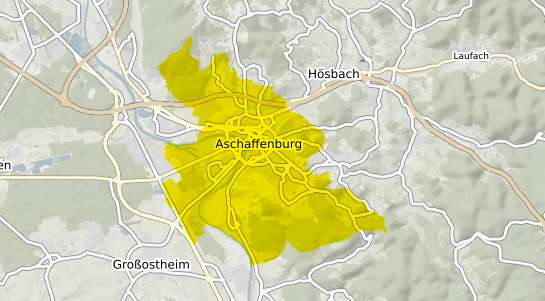 Immobilienpreisekarte Aschaffenburg