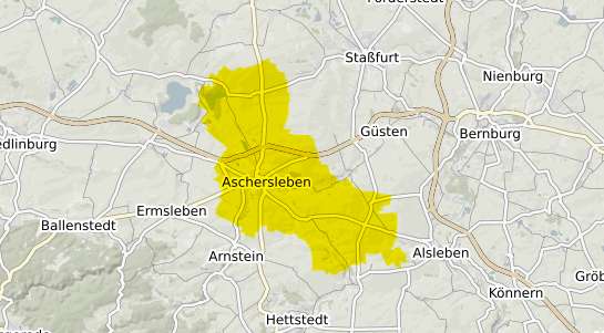 Immobilienpreisekarte Aschersleben Sachsen-Anhalt