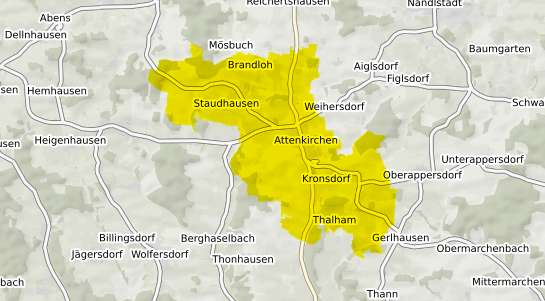 Immobilienpreisekarte Attenkirchen