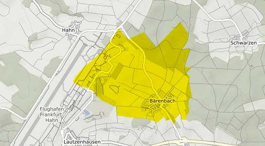 Immobilienpreisekarte Baerenbach b. Simmern, Hunsrueck