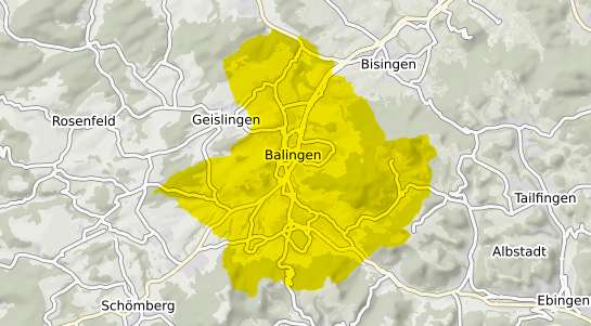 Immobilienpreisekarte Balingen