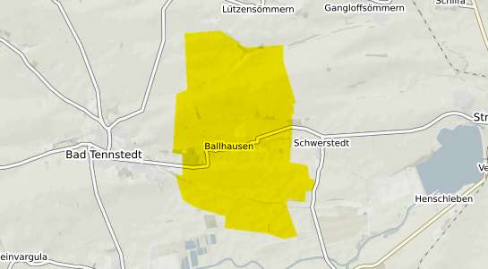 Immobilienpreisekarte Ballhausen b. Bad Tennstedt