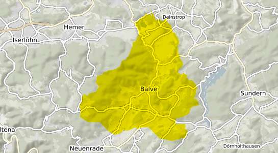Immobilienpreisekarte Balve