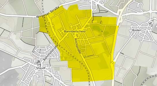 Immobilienpreisekarte Bannberscheid