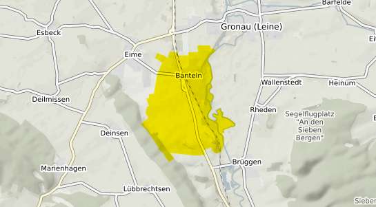 Immobilienpreisekarte Banteln