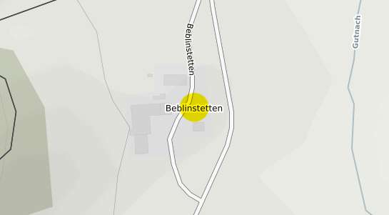 Immobilienpreisekarte Beblinstetten